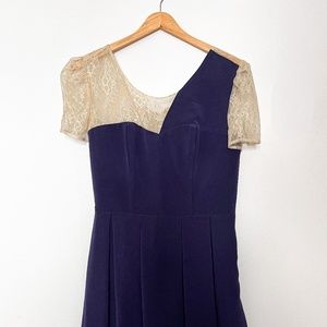 Vintage Lacey Tea Length Dress (6)